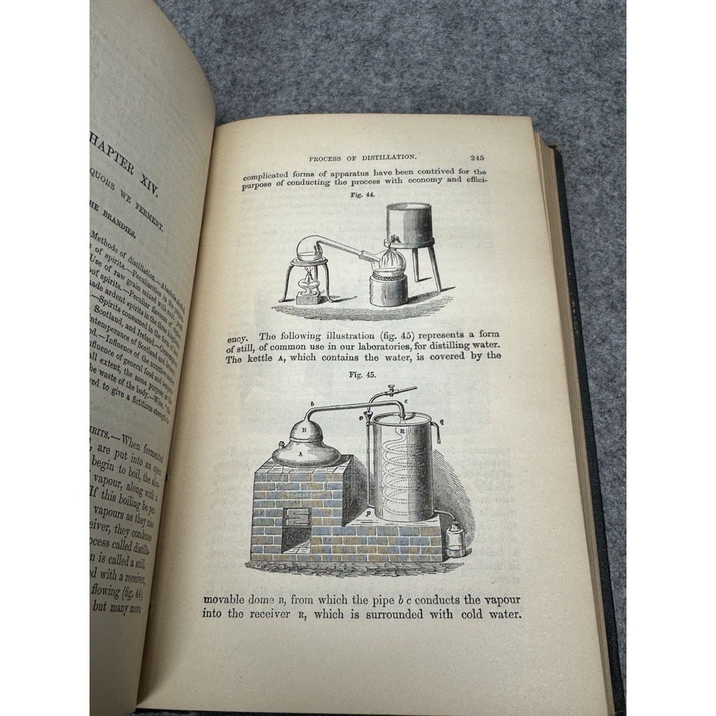 1884 Chemistry of Common Life Johnston Church Illustrated Science Hardcover