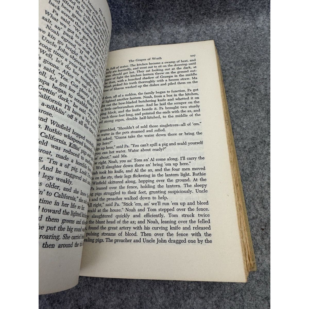The Grapes of Wrath 1939 Viking Press HC John Steinbeck Early Printing