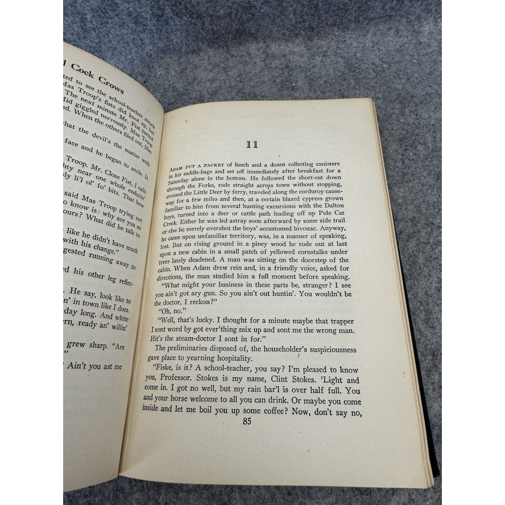 1944 The Red Cock Crows Frances Gaither First Printing HC Macmillan