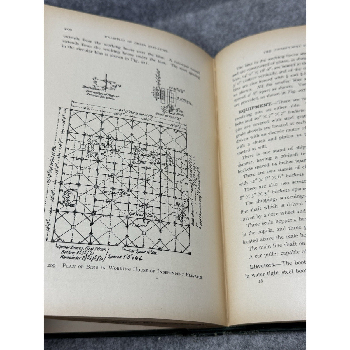 1911 Rare Walls Bins & Grain Elevators Milo Ketchum 2nd Ed Engineering HC