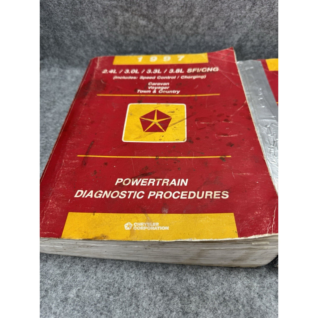 1997 Chrysler Caravan Voyager Town Country OEM Diagnostic Manuals Lot of 2