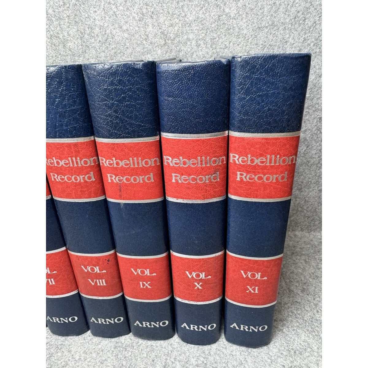 Rebellion Record Civil War Frank Moore 10 Vol Set Arno 1977 Vols 1,3-11
