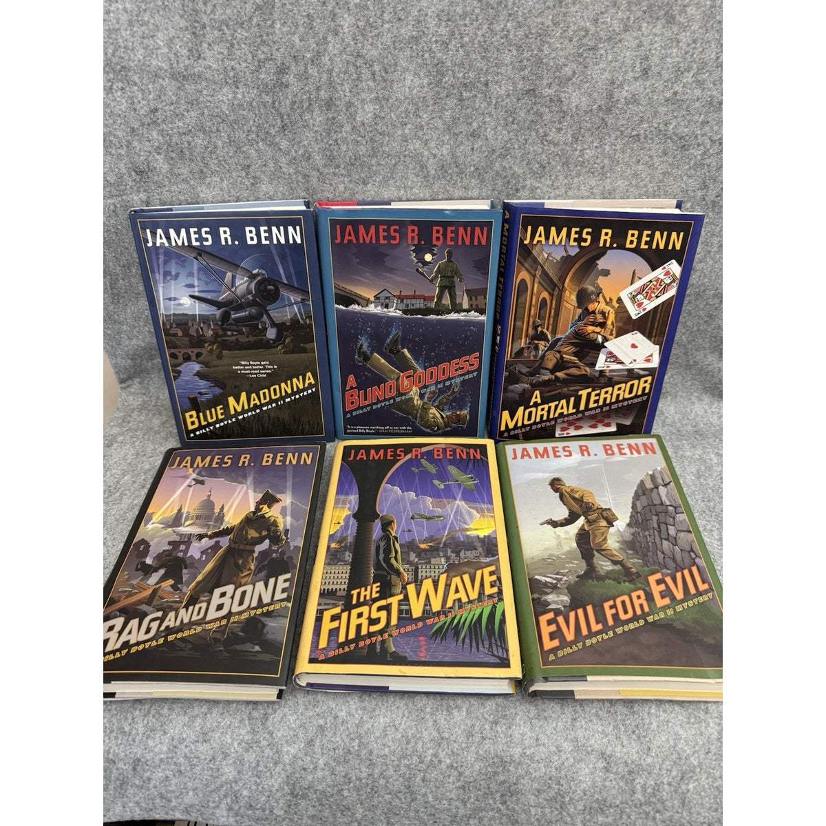 James R Benn Billy Boyle WWII Mystery HC Lot 6 Books DJ