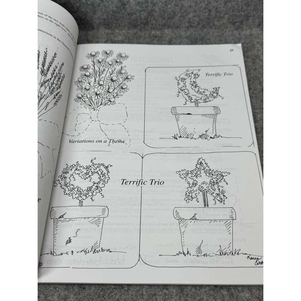 Friends Forevermore 2 Karen Ortman 1999 Tole Painting Garden Floral Pattern Book
