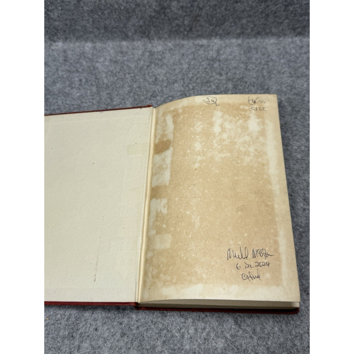 1920 Greek Prose Composition H Pitman Antique Language Textbook Hardcover