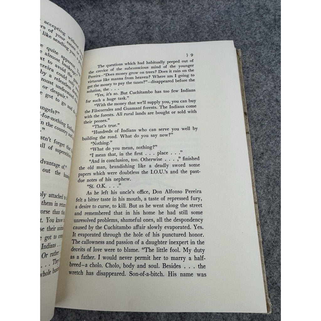 1964 Huasipungo The Villagers Jorge Icaza HC Southern Illinois Press