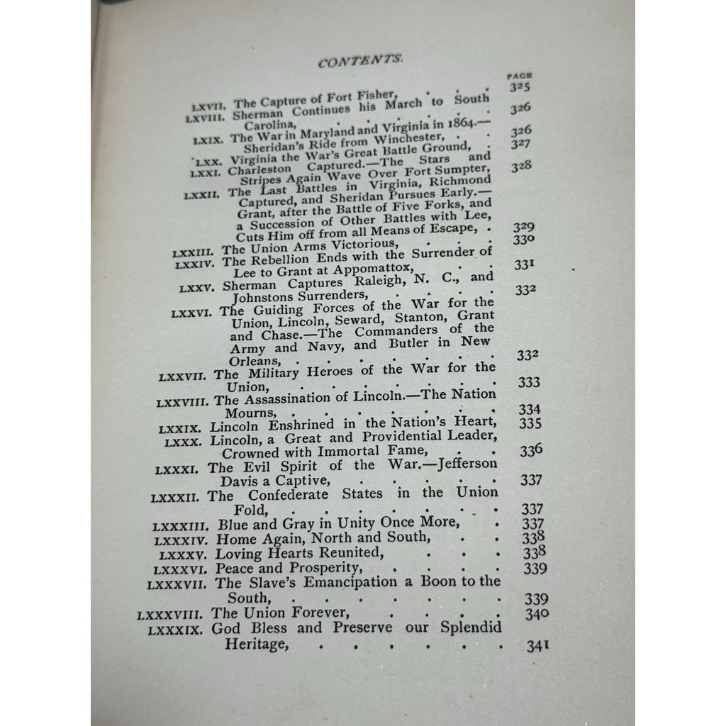 1899 War for the Union Kinahan Cornwallis Civil War Poetry 1st Edition