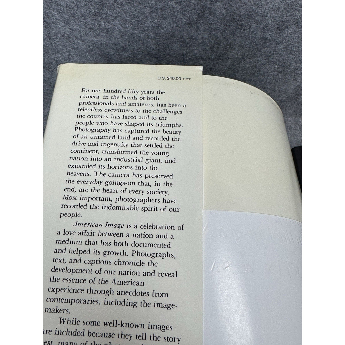 1989 American Image Martin W Sandler Photography American History Hardcover DJ