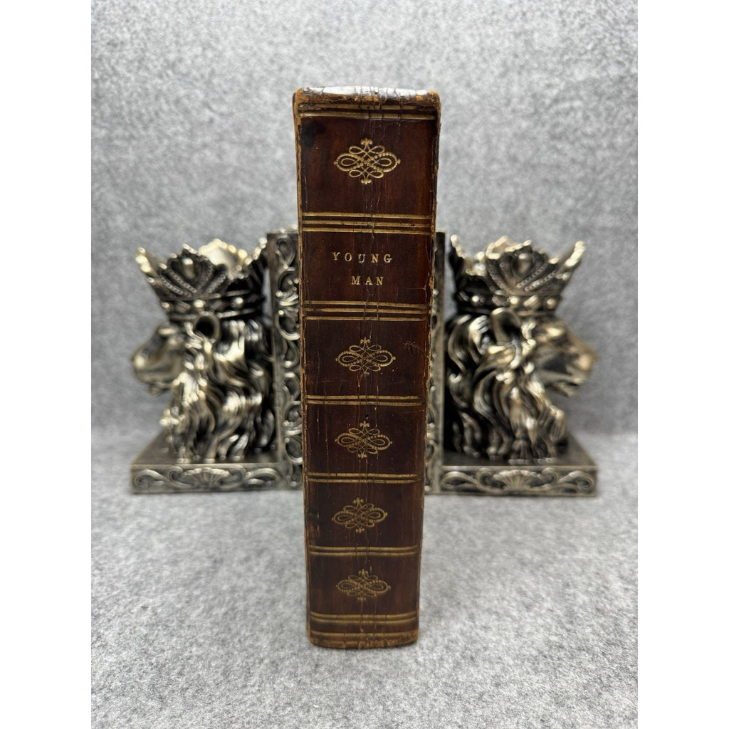c1815 Young Man’s Companion John Dougall Leather 5 Folding Maps Engravings