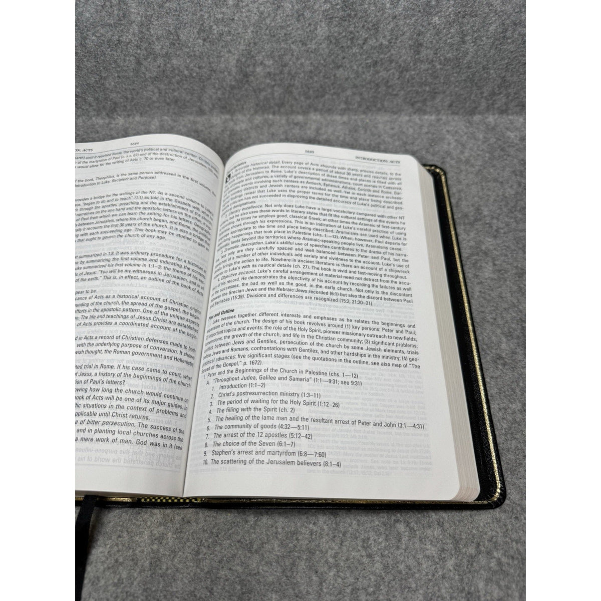 NIV Study Bible 1995 Zondervan Genuine Leather Red Letter Gilt Edges
