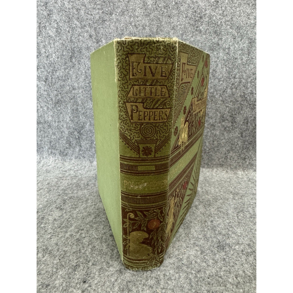 3 Antique Five Little Peppers Books Margaret Sidney 1890s Decorative HC Lot