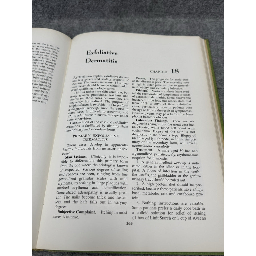 1959 Manual of Skin Diseases Gordon C Sauer Vintage Medical Illustrated HC