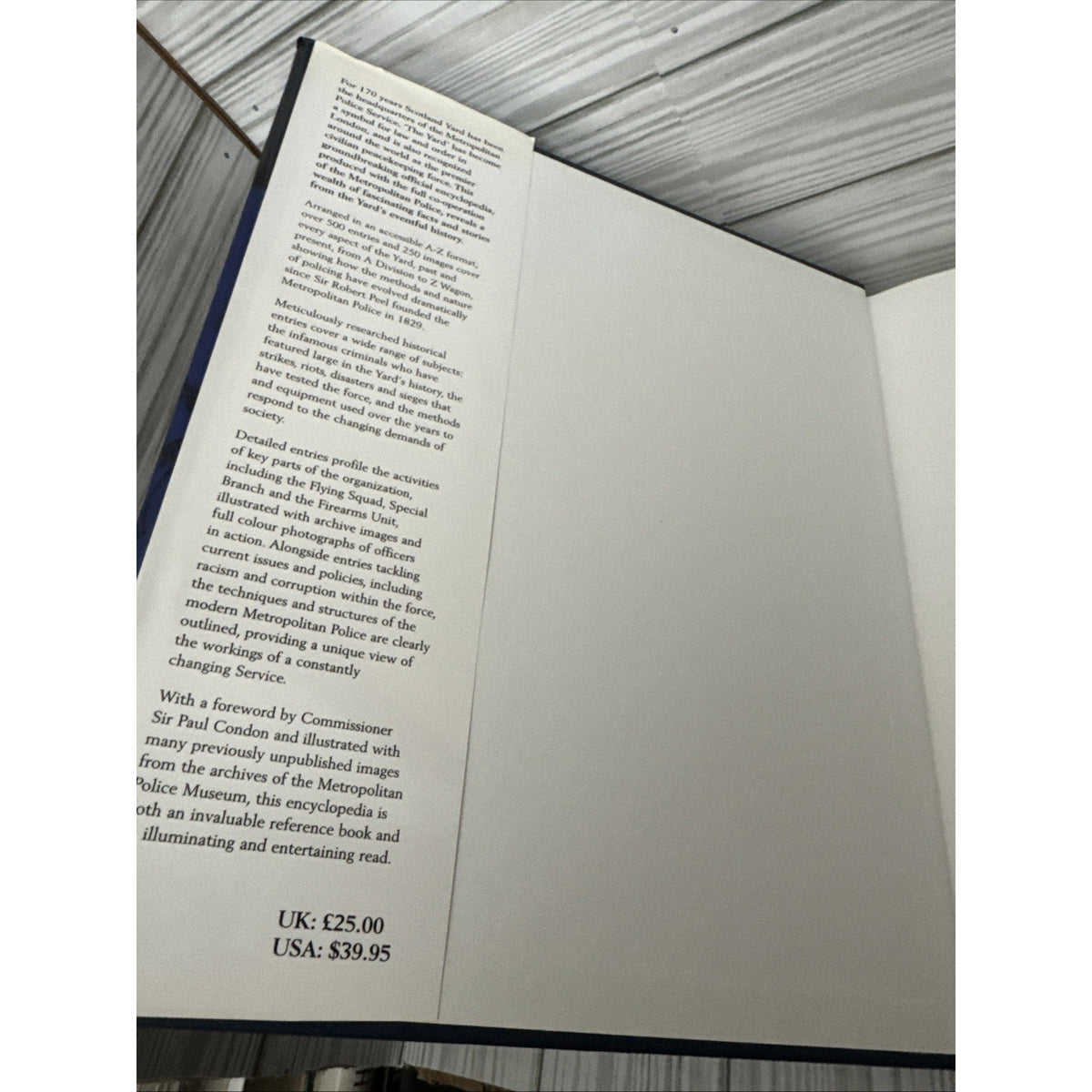 The Official Encyclopedia of Scotland Yard by Keith Skinner Hardback Book The