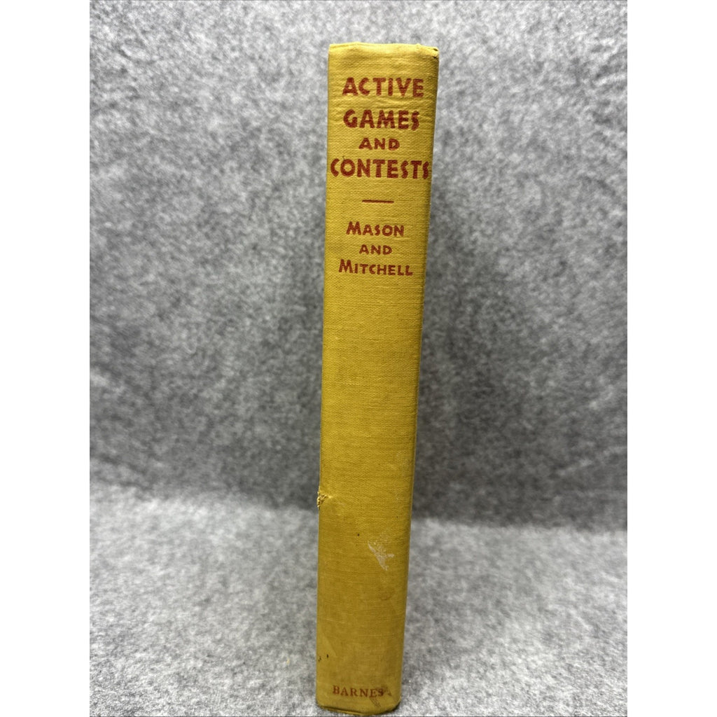 Active Games and Contests 1935 Mason Mitchell HC A.S. Barnes Sports Recreation