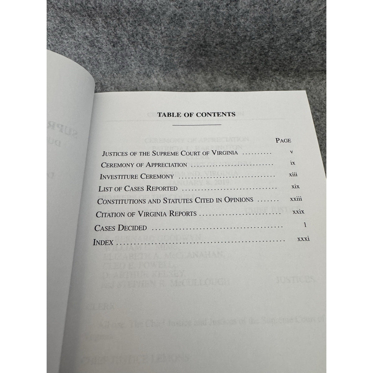 Virginia Reports Vol 297 Supreme Court VA Jan–Aug 2019 HC