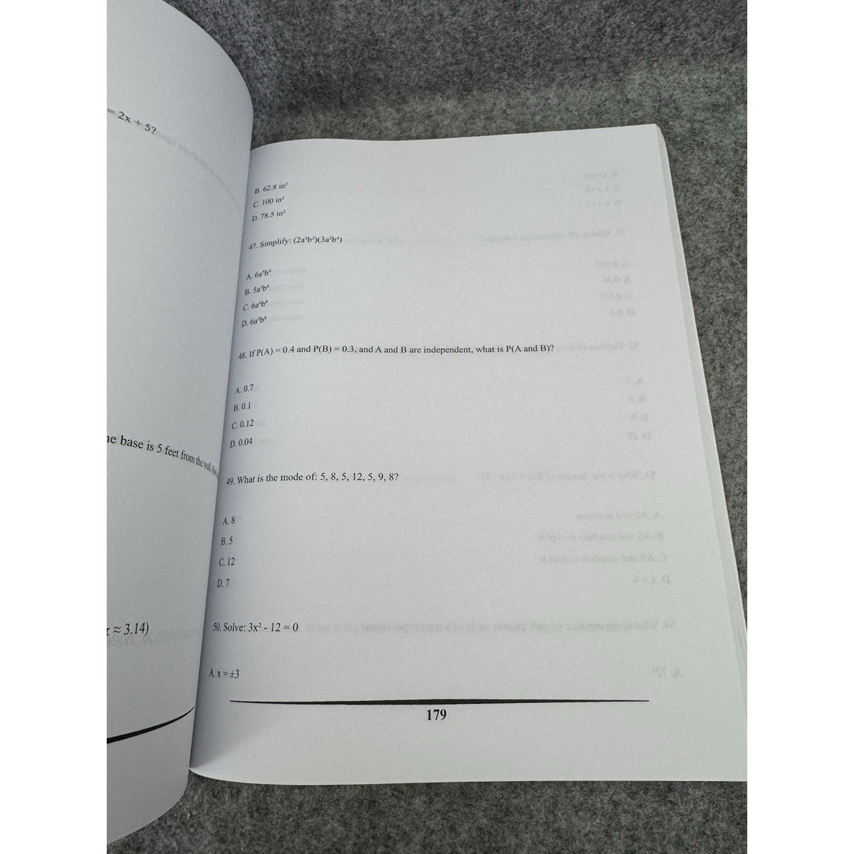 2026-2027 College Math Placement Test Prep Book Jason Seaton PB