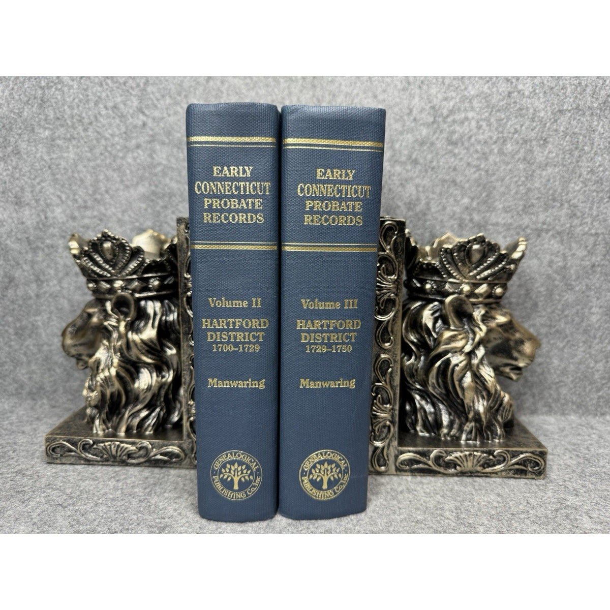 Early Connecticut Probate Records Vols II & III Manwaring 1995 Genealogy HC