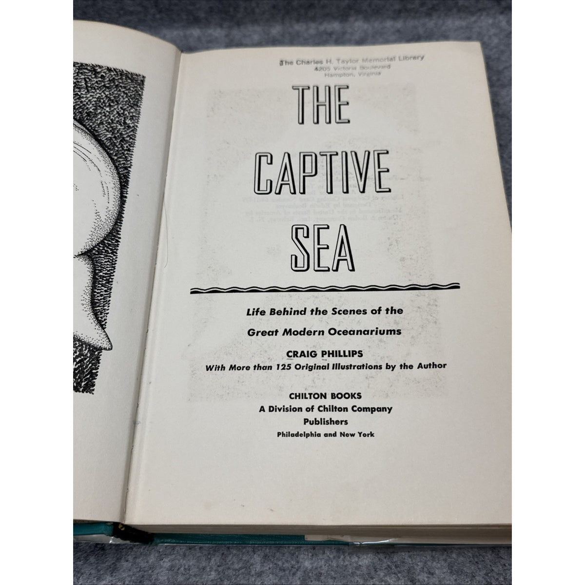 The Captive Sea by Craig Phillips HC First Edition 1964