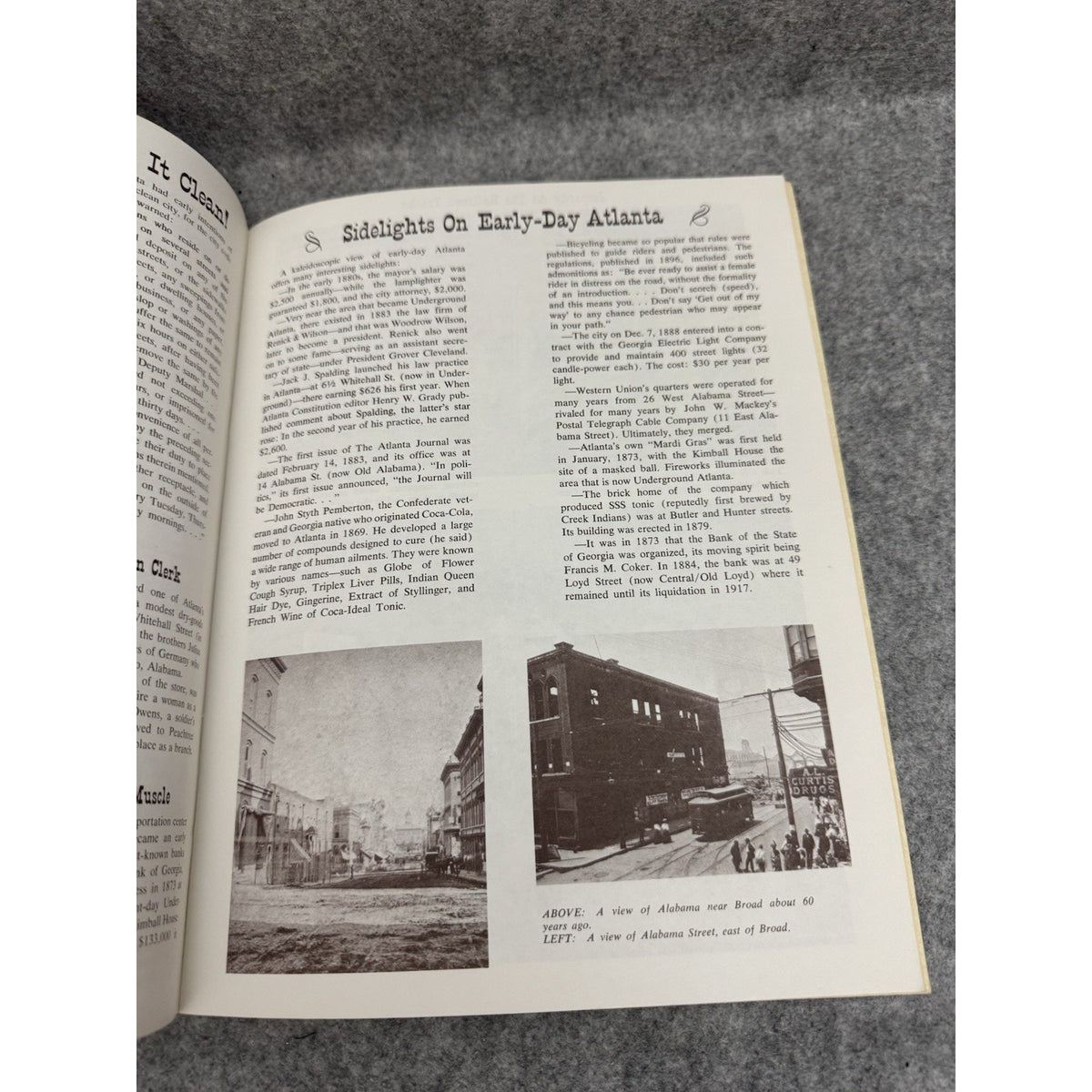 Underground Atlanta Norman Shavin Vintage History Guide Softcover