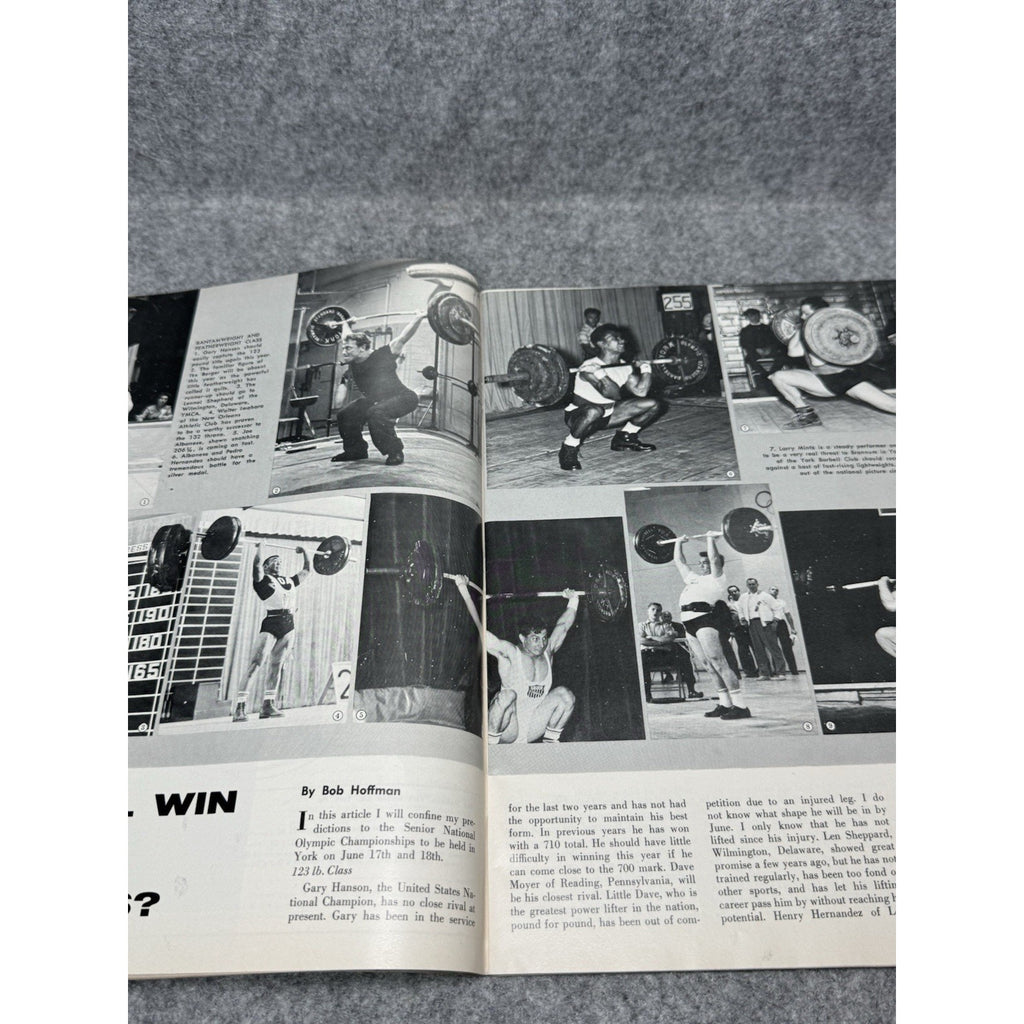 Strength & Health June 1966 Gable Boudreaux Bodybuilding Magazine York Barbell