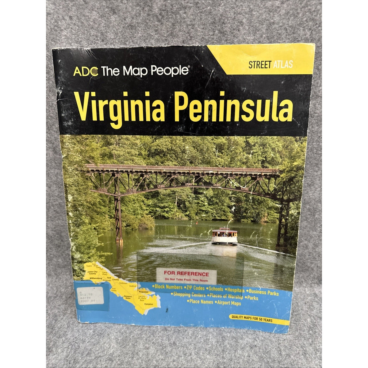 Virginia Peninsula Street Atlas by the Map People Staff ADC (2007, Book, Other)
