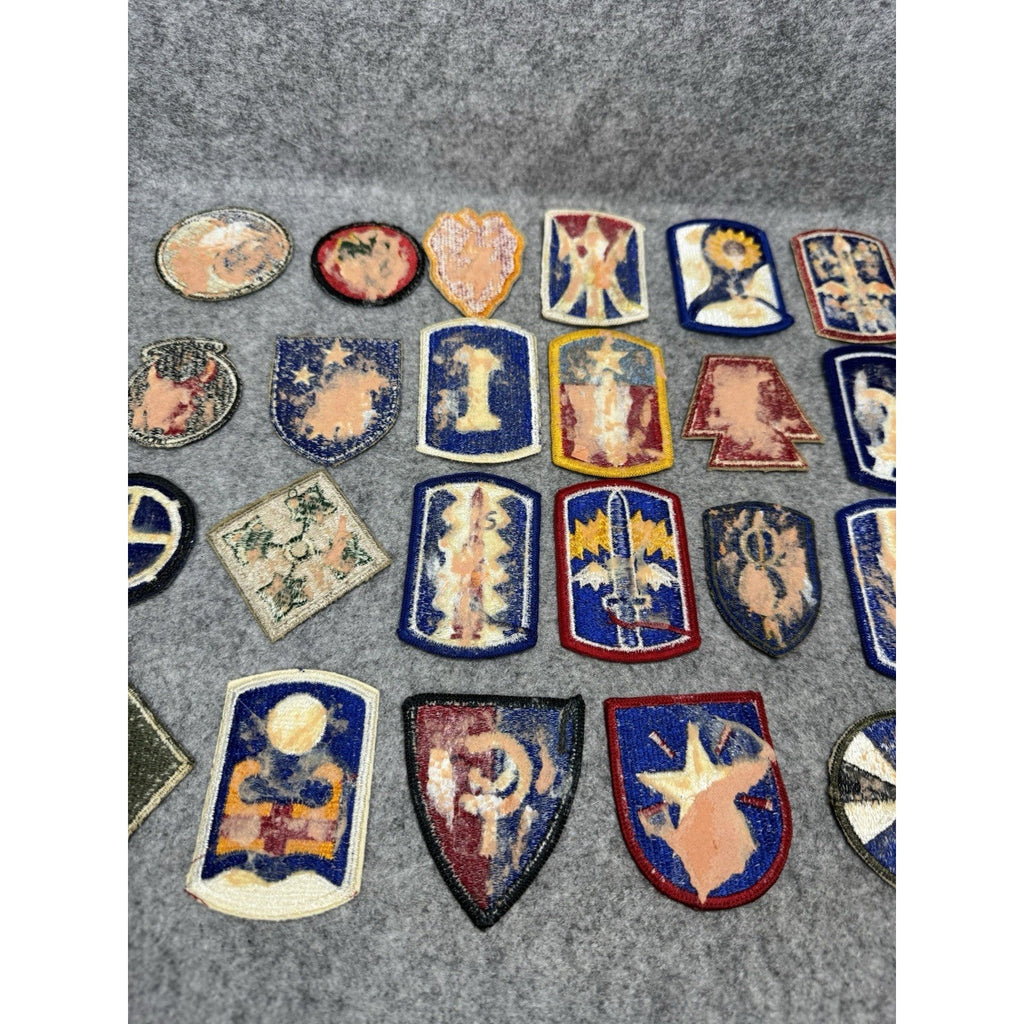 23 Vintage US Army Patches Lot Infantry Division Military Shoulder Insignia