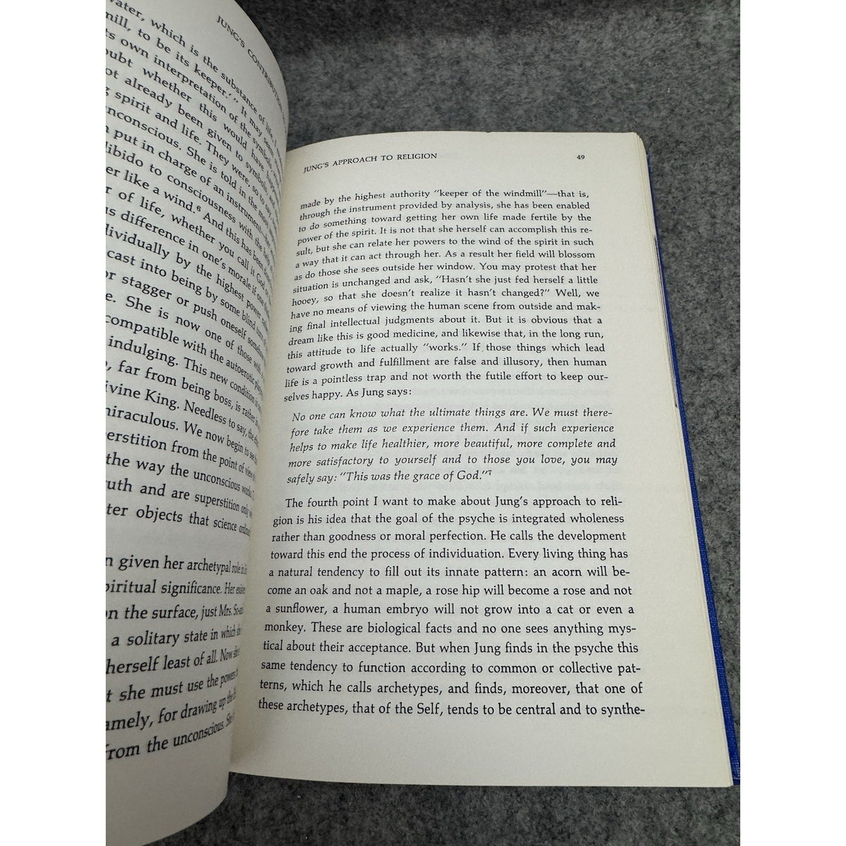 Jung’s Contribution to Our Time Eleanor Bertine 1967 HC C.G. Jung Foundation