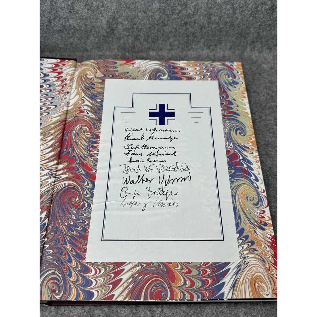 Fighter Aces of the Luftwaffe 1996 Signed Bookplate 9 Pilots Schuck Spate HC DJ