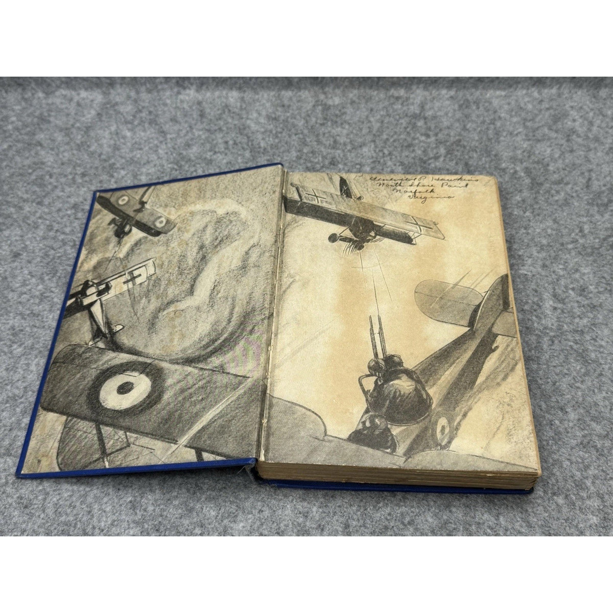 1926 War Birds Diary Unknown Aviator WWI Fighter Pilot Clayton Knight HC