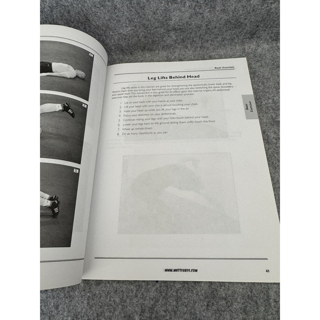 Matt Furey Combat Conditioning & Combat Abs 2 Book Lot Training Fitness