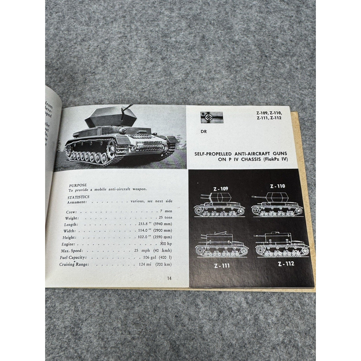 1964 Roco Minitanks HO Scale Model Collector Reference Booklet Z-184 Illustrated
