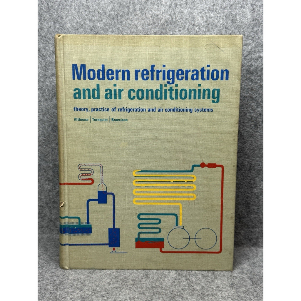 1968 Modern Refrigeration Air Conditioning HVAC Althouse US Army Hardcover