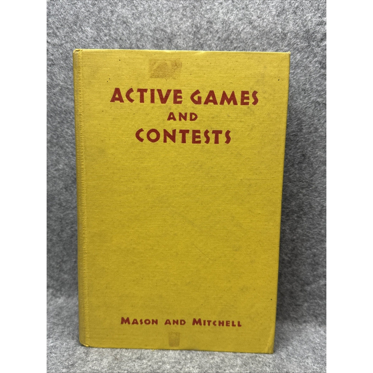 Active Games and Contests 1935 Mason Mitchell HC A.S. Barnes Sports Recreation