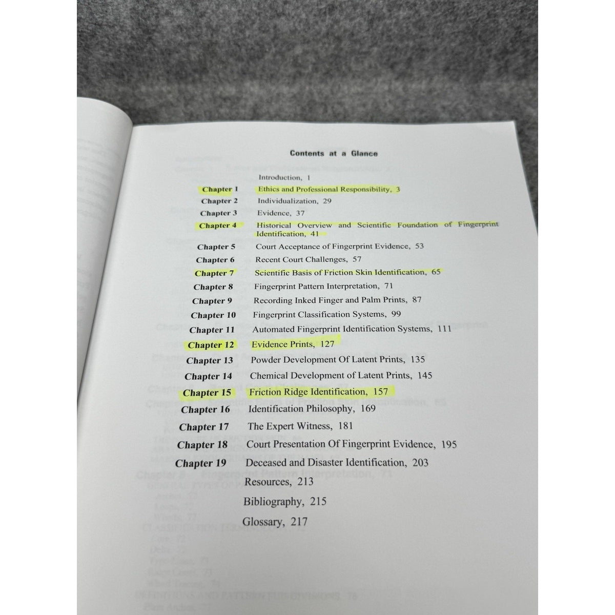 2006 Fingerprint Identification William Leo Forensic Criminal Investigation