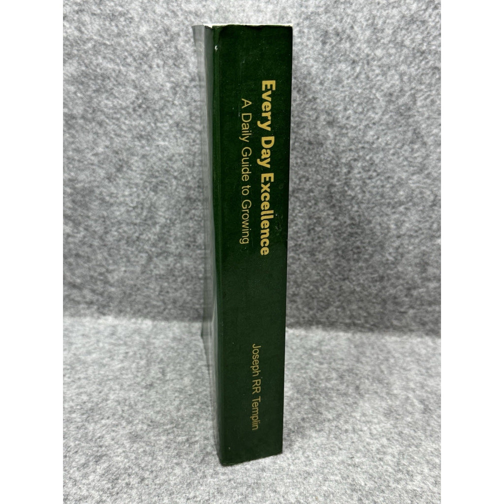Every Day Excellence Joseph RR Templin 2022 Signed Self-Help Paperback