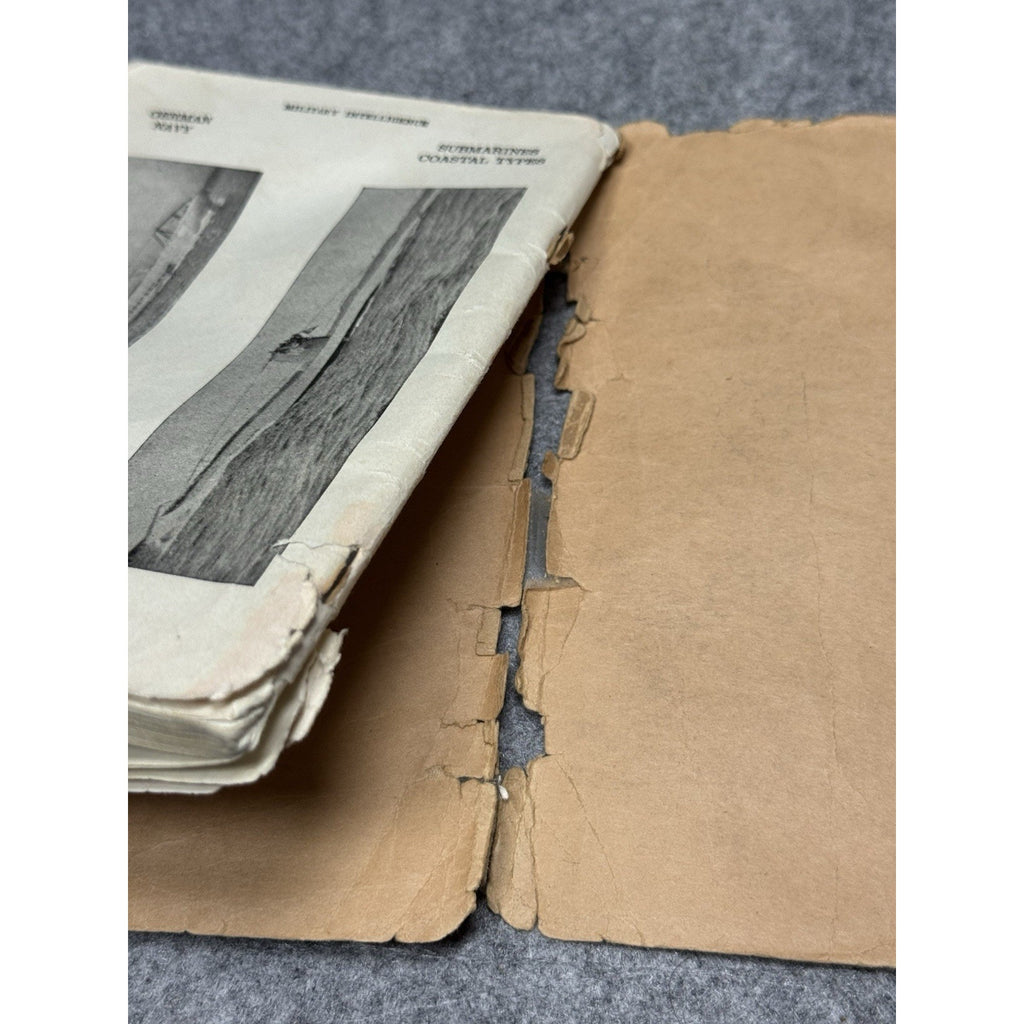 1941 WWII US War Department FM 30-55 Naval Ship Identification Photo Manual