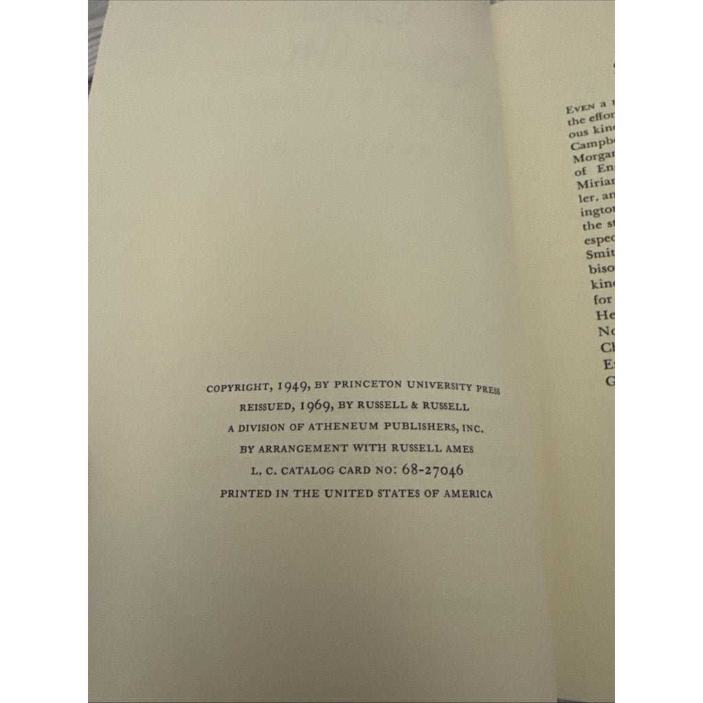 Reissued 1969. 1949 HC Citizen Thomas More And His Utopia by Russell Abbot Ames