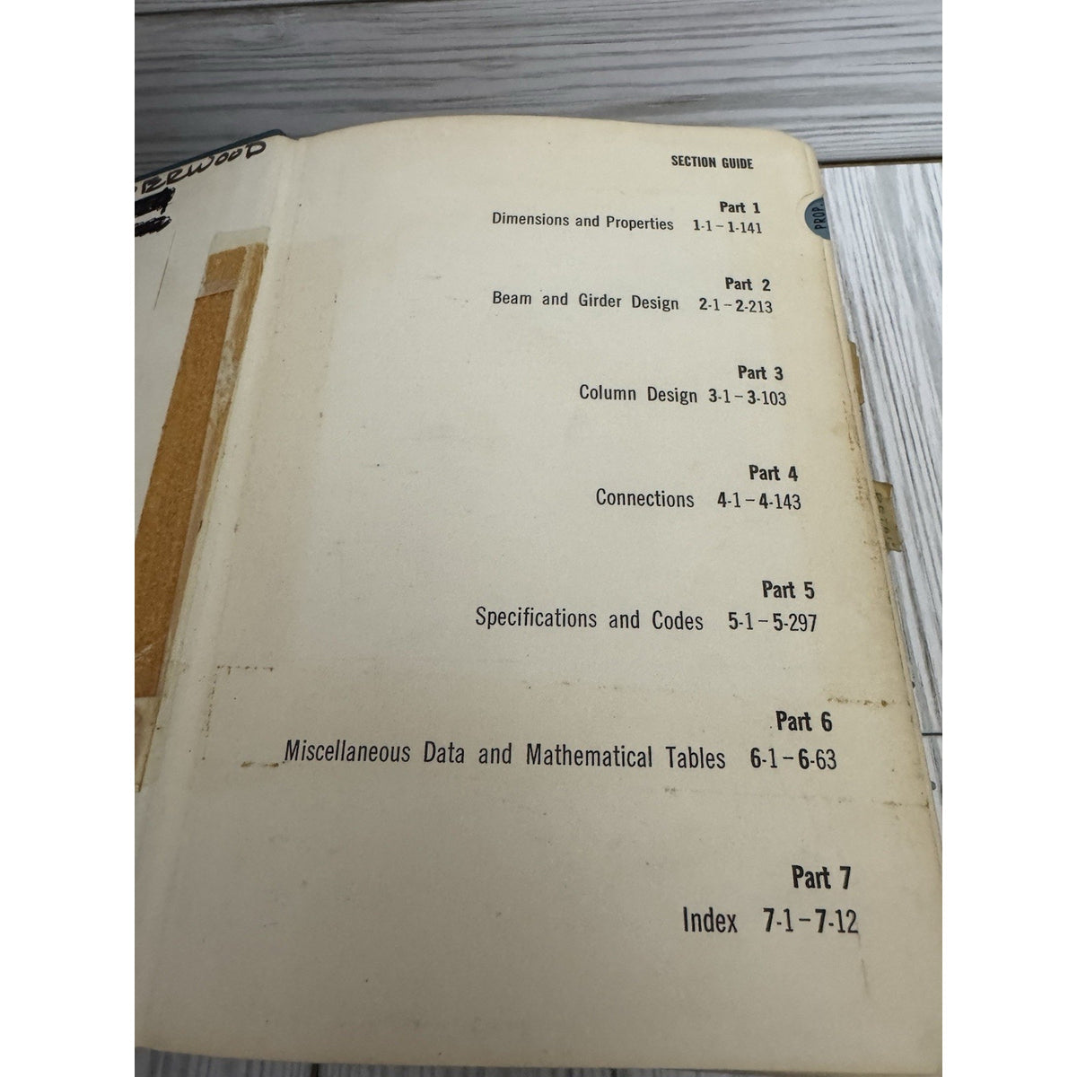 Manual of Steel Construction 7th Ed AISC 1970 Hardcover Engineering