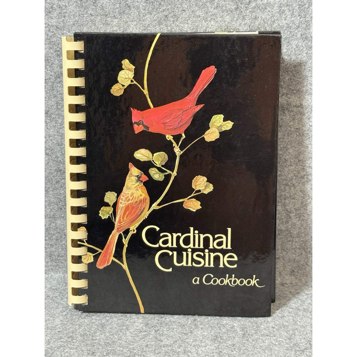 Cardinal Cuisine Cookbook 1988 Mount Vernon Hospital Auxiliary Spiral Cookbook