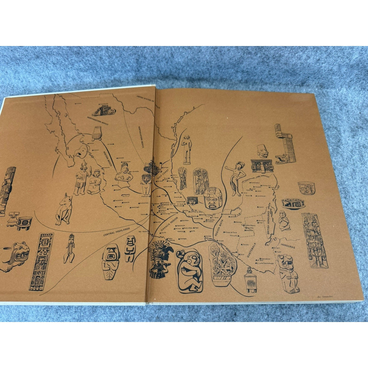 1968 El Museo Nacional de Antropologia HC Pedro Ramirez Vazquez 1st Ed