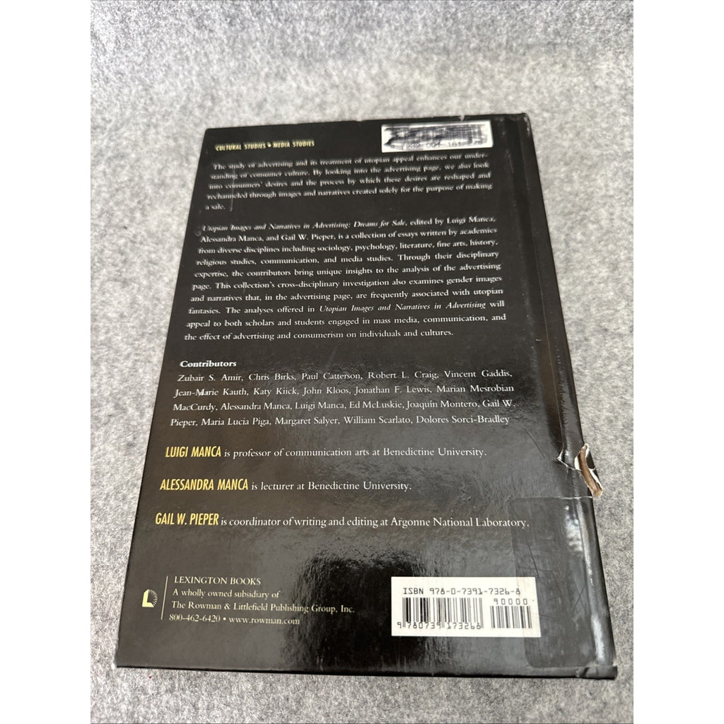 Utopian Images and Narratives in Advertising : Dreams for Sale by Jean-Marie...