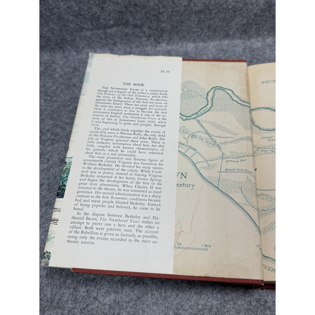 The Numbered Years Margaret Denny Dixon 1957 Jamestown Virginia History