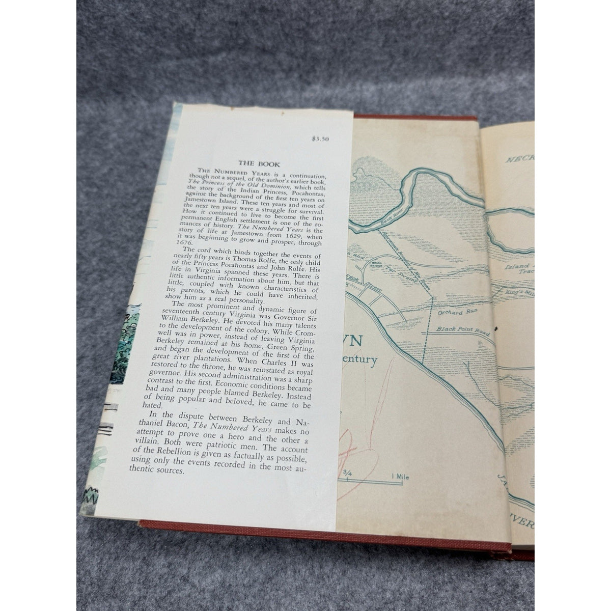 The Numbered Years Margaret Denny Dixon 1957 Jamestown Virginia History