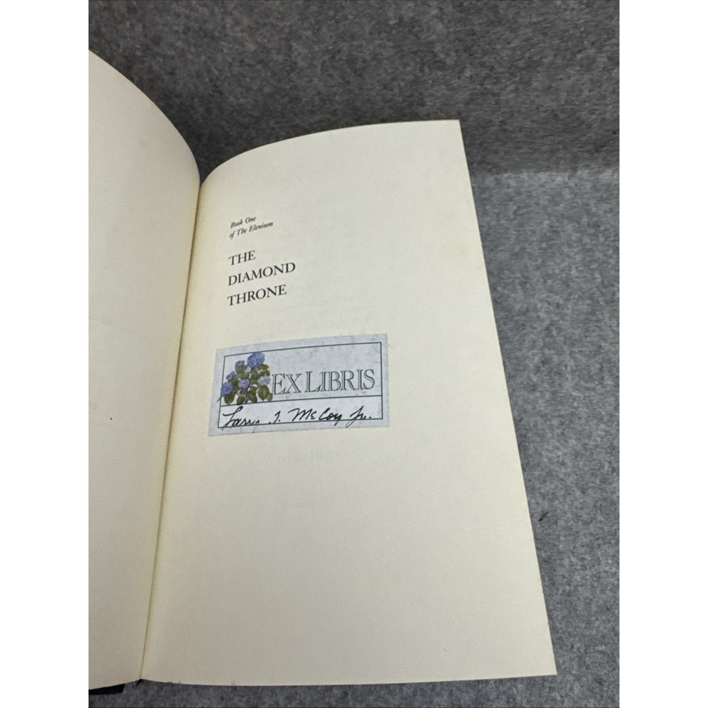 The Diamond Throne by David Eddings, 1989 Hardcover, 1st Edition, 1st Print