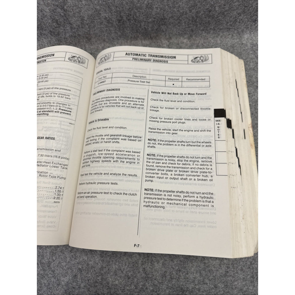 1985 Jeep Cherokee/Wagoneer Workshop Manual - M.R.244 Mechanical