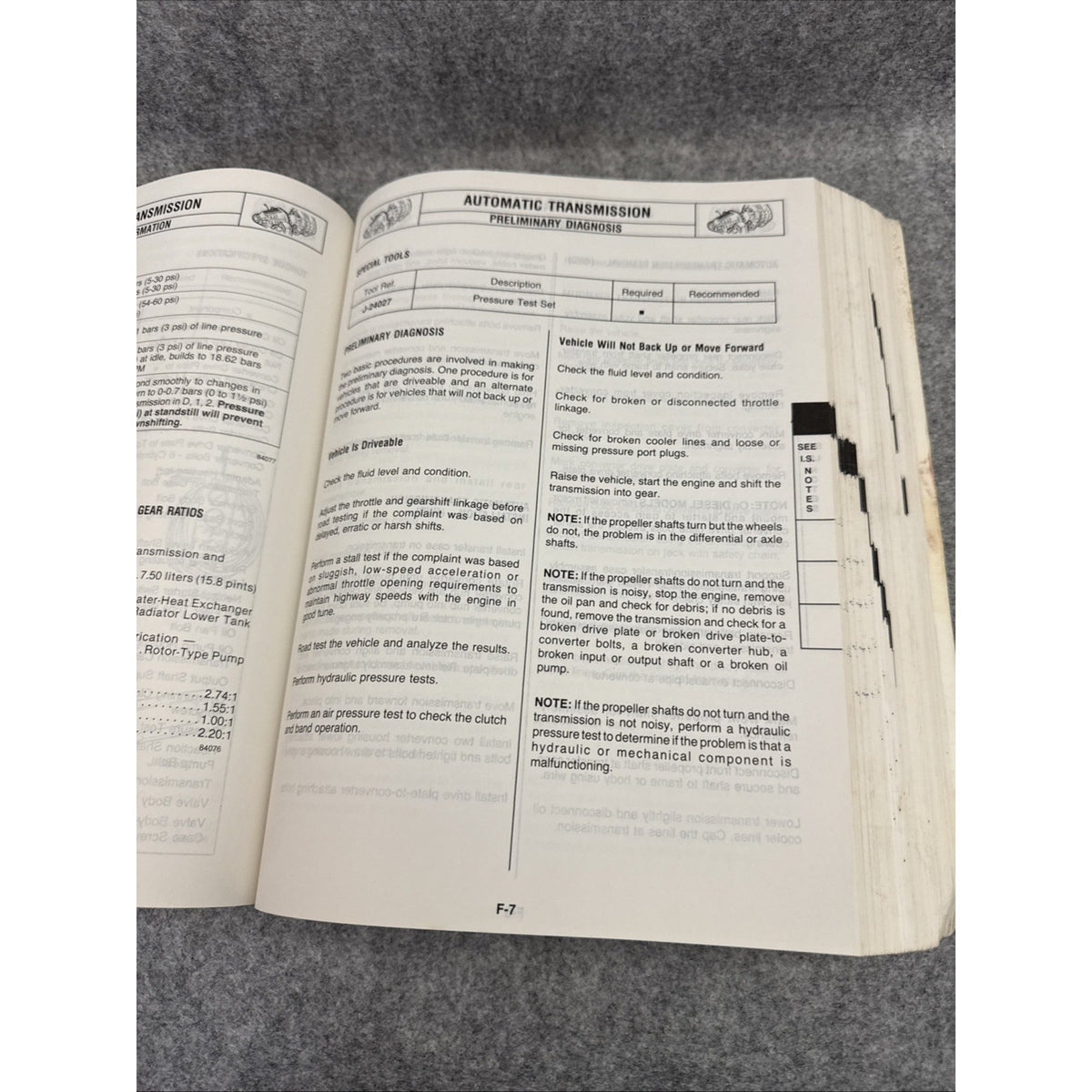 1985 Jeep Cherokee/Wagoneer Workshop Manual - M.R.244 Mechanical