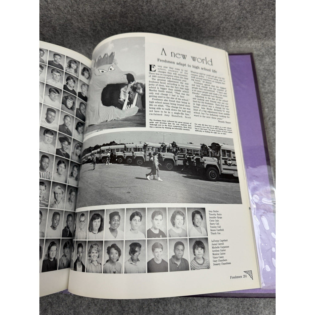 1990 Menchville High School Yearbook Crown Newport News VA Virginia HC