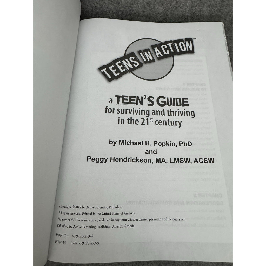 11x Teens in Action Teen’s Guide Surviving & Thriving 21st Century 2012 PB