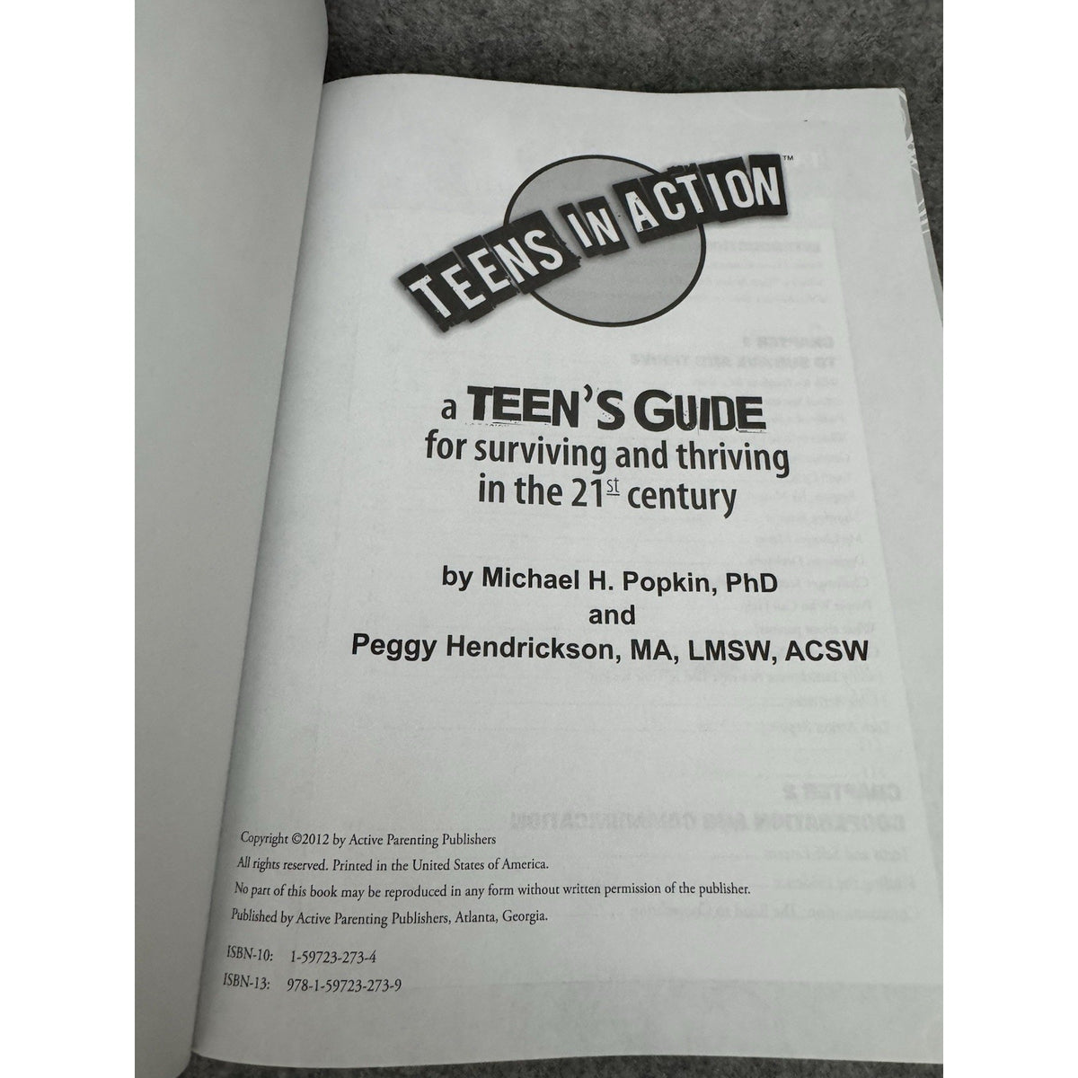 11x Teens in Action Teen’s Guide Surviving & Thriving 21st Century 2012 PB