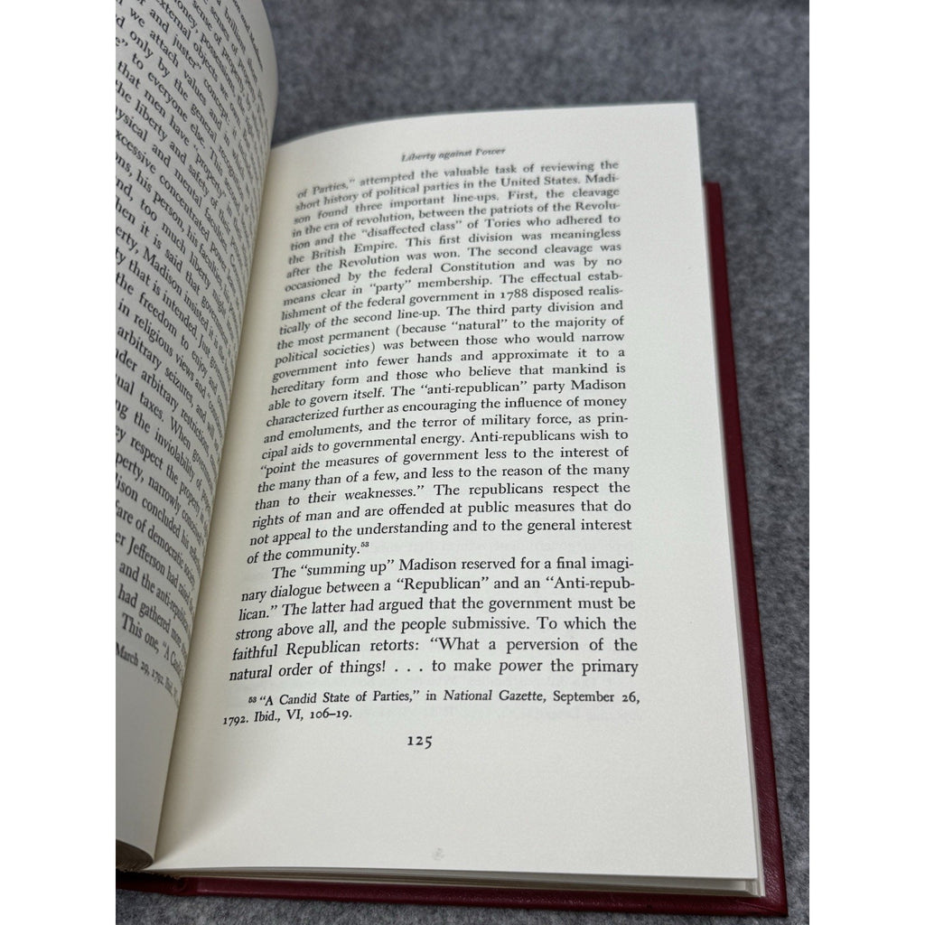 Jefferson and Madison Adrienne Koch 2000 Palladium Press Leatherbound Gilt